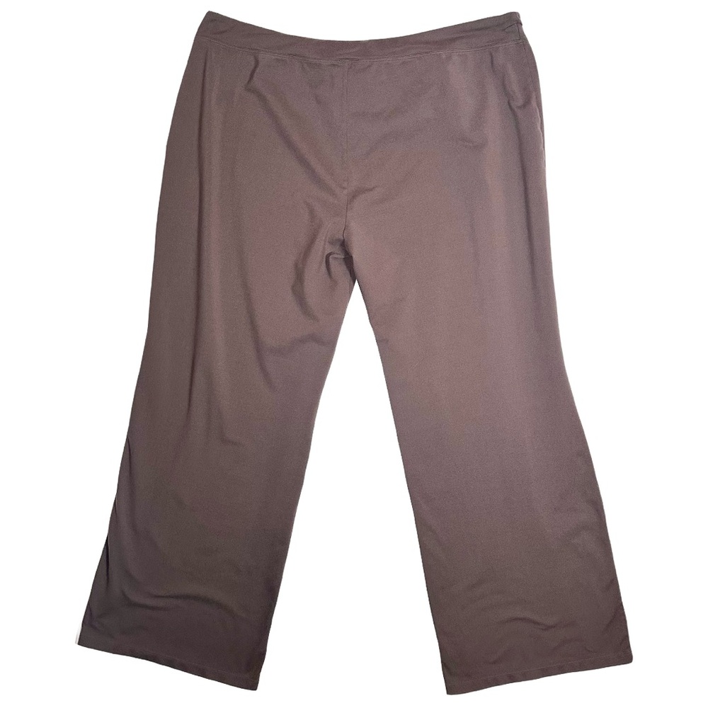 Athleta Wide Leg Pants Women’s 2X Plus Size Drawstring Taupe - Picture 2 of 4